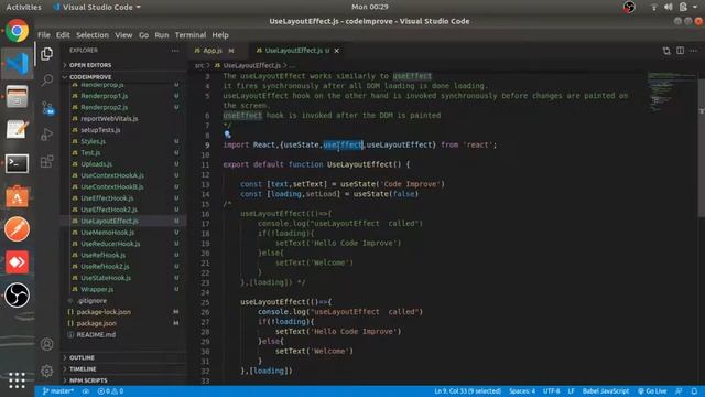 useLayoutEffect vs useEffect | Hooks | React js in Hindi tutorial смотреть онлайн