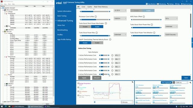 Intel Extreme Tuning Utility (XTU) - QTJ0, AsRock H310CM-DVS, 16 GB DDR4-2800 CL14 смотреть онлайн