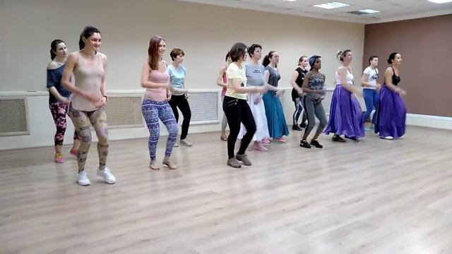 Связка с урока румбы с Аннелис в школе ArtWay смотреть онлайн
