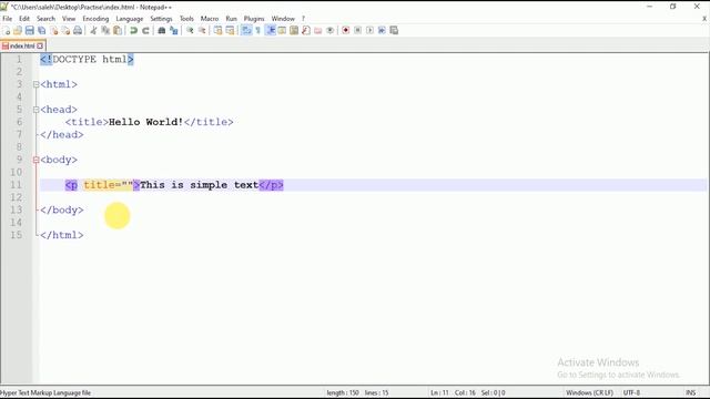 Learn HTML | How to add attribute | Attribute adding (Part 6) | Nerve gear смотреть онлайн