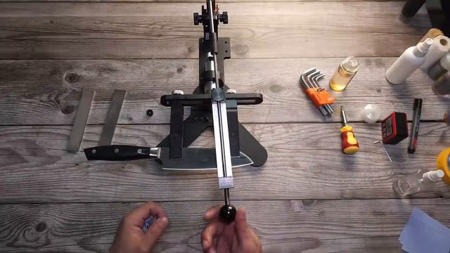 101. Заточка сантоку Fisler X30Cr13, про заусенец, засалку и очистку абразивов в процессе работы смотреть онлайн