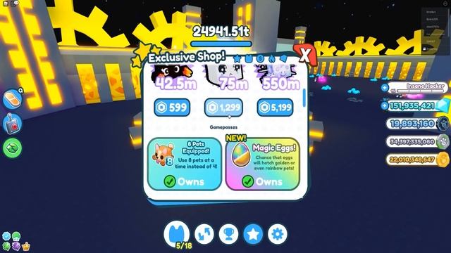 БОЛЬШОЕ ОБНОВЛЕНИЕ СИМУЛЯТОР ПИТОМЦЕВ Х! ПОЛУЧИЛ ДАР МАТЕРИЯ МИФИКА САМЫЙ ПЕРВЫЙ В МИРЕ Roblox смотреть онлайн