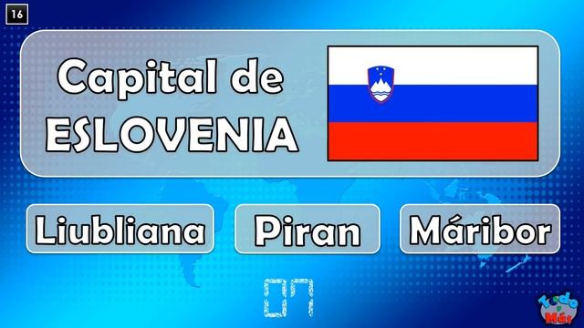 ¿Cuántas "CAPITALES CONOCES"? Test/Trivial смотреть онлайн