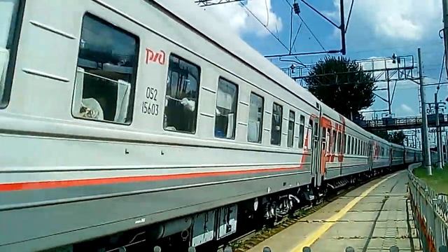 6.08.2017. 'ЭП1-114' с ПДС №085С, 'Махачкала - Москва'.