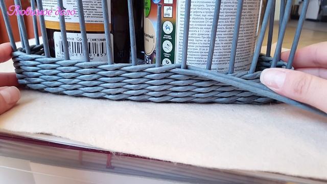 Плетение треугольной корзины из газетных трубочек без формы! смотреть онлайн