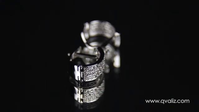 Серебряные родированые серьги - С00007 смотреть онлайн