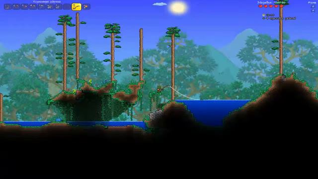 Terraria #6 - Попытка спуститься под землю. смотреть онлайн