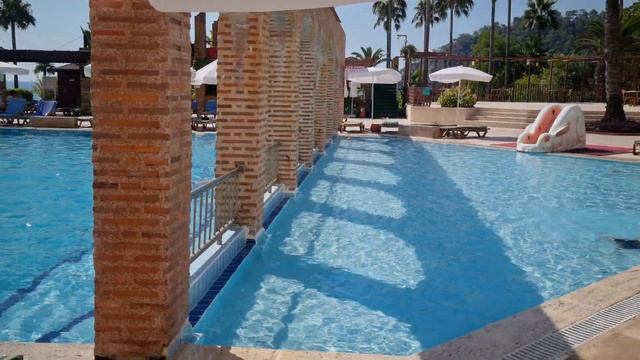 ОБЗОР территории отеля KILIKYA RESORT CAMYUVA. Часть 3. БАССЕЙНЫ. смотреть онлайн