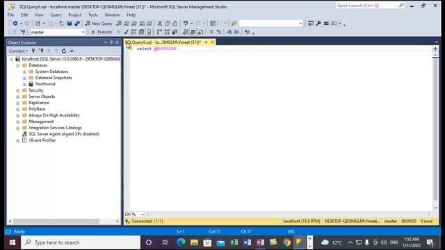 How to check version of SQL Server смотреть онлайн