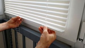 Как уменьшить длину горизонтальных жалюзи. Пошагово