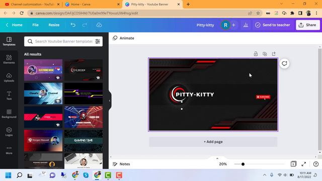 How To Create YouTube Banner Image With Canva Pro In Two Minutes 2022 смотреть онлайн