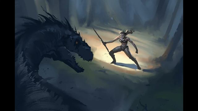 Gehre - Fantasy Concept Art Time Lapse смотреть онлайн