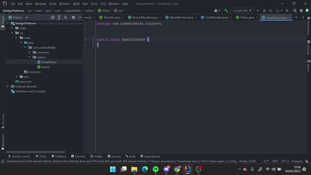 Visitor Design Pattern using Java смотреть онлайн