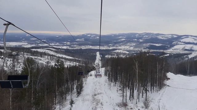 Канатная дорога на хребет Крыкты Тау. смотреть онлайн