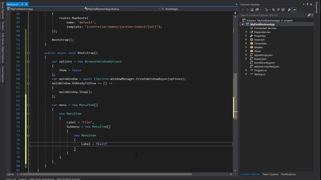 Electron.NET - Getting Started смотреть онлайн