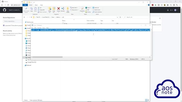Add Your Public SSH Key to GitHub смотреть онлайн