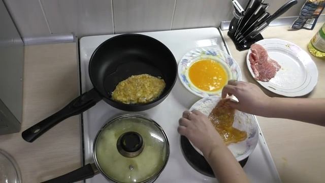 Влог//Наше меню на день//Покупки продуктов//Уборка на кухне//Отбивные в двойном кляре смотреть онлайн