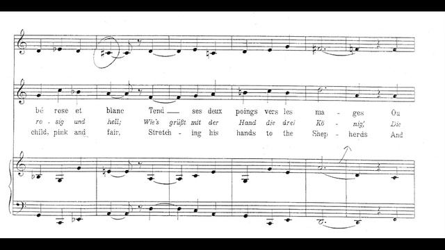 Frank Martin - Trois Chants de Noel for Soprano, Flute and Piano (1947) [Score-Video] смотреть онлайн