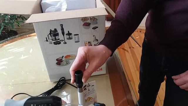 Блендер Bosch MSM671X0 распаковка смотреть онлайн