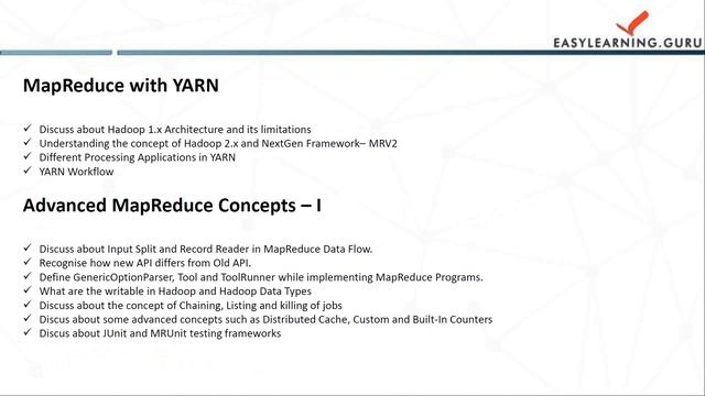 What you will learn in MapReduce - Modules in Mapreduce смотреть онлайн