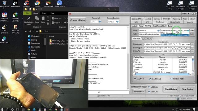 Flash vivo Y51 (PD1510F) смотреть онлайн