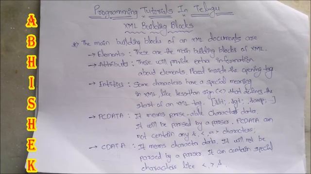 XML Building Blocks in Telugu || Kotha Abhishek смотреть онлайн