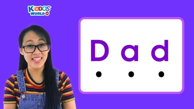 Learn to Read - 3-Letter Word - Letter Sound - Phonics for Kids смотреть онлайн