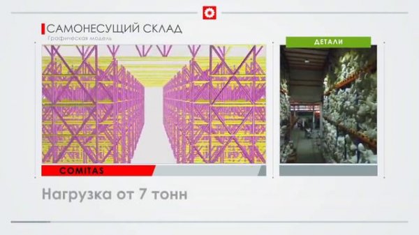 COMITAS Строительство Самонесущих складов класса «А»