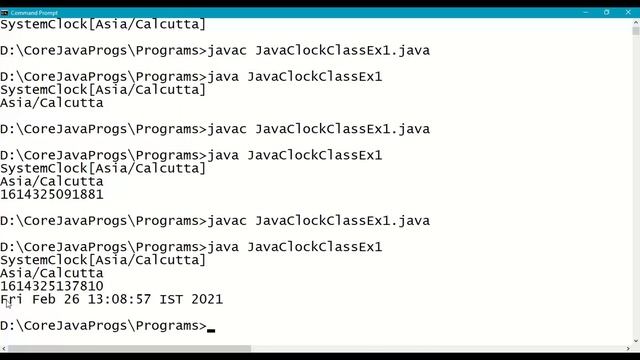 Java Clock class || java.tme.Clock class || java.time package || Clock class in Java || #396 смотреть онлайн
