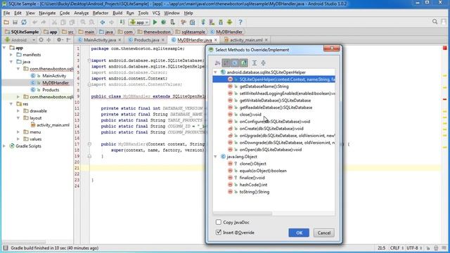 Android App Development for Beginners - 51 - Creating a New SQLite Database смотреть онлайн