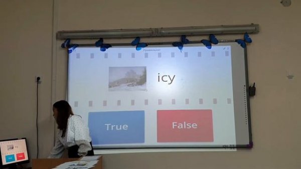 Open lesson :" Weather conditions"  grade 6