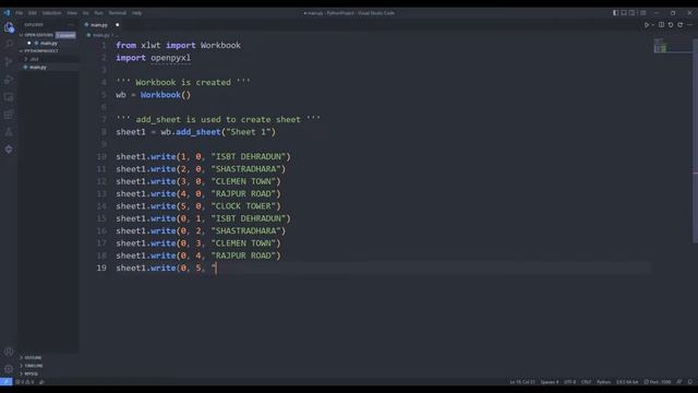 Python Openpyxl Create Sheet and Write смотреть онлайн