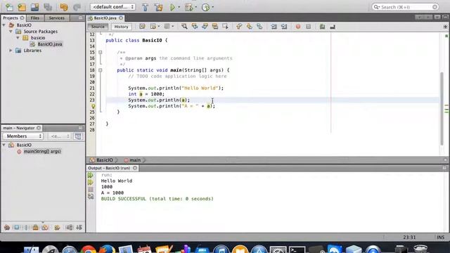 Java Tutorial 2 : Basic Input Output смотреть онлайн