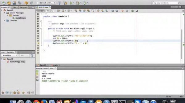 Java Tutorial 2 : Basic Input Output
