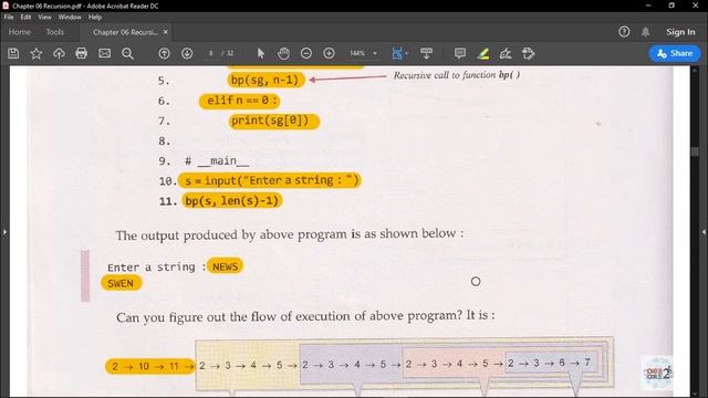 Chapter - 6 | Recursion | Part - 2 | Computer Science with Python Class 12 смотреть онлайн