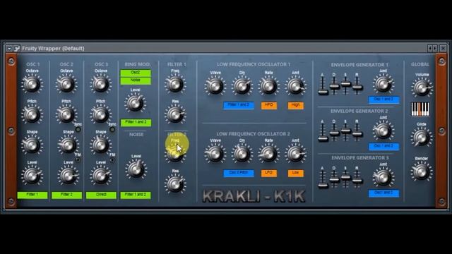 K1K analog synthesizer by Krakli plugins смотреть онлайн