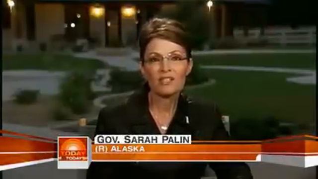 Sarah Palin Interview on Today Show - Awkward Moment with Matt Lauer смотреть онлайн