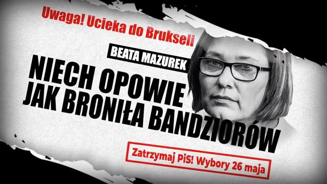 UWAGA! Beata Mazurek ucieka do Brukseli #AkcjaEwakuacja смотреть онлайн