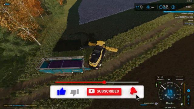 Farming simulator 22/фс22/fs22/карта село Ягодное/timelapse.EP. 14 смотреть онлайн