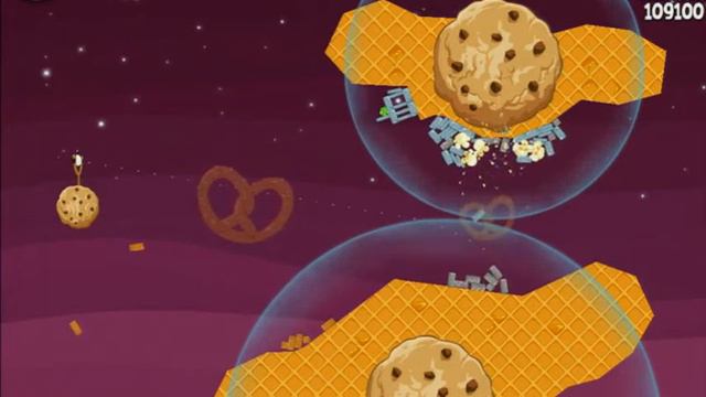Angry Birds Space - Level S-9 Utopia 3 Star Space Egg Bonus Level 3 Star Walkthrough смотреть онлайн