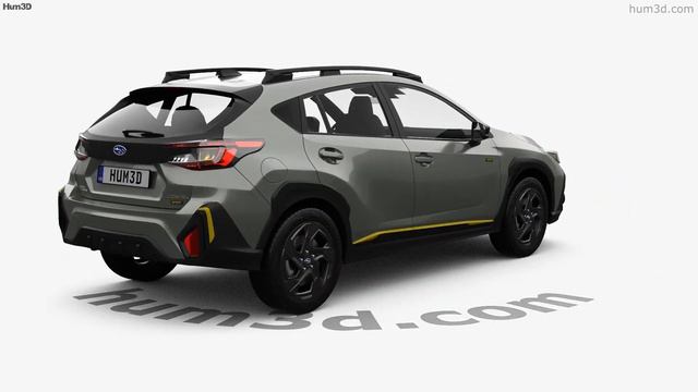 Subaru Crosstrek Sport US spec 2023 3D model by Hum3D.com смотреть онлайн