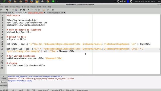 pdftk: blather + bash script to automate creation of bookmark code смотреть онлайн