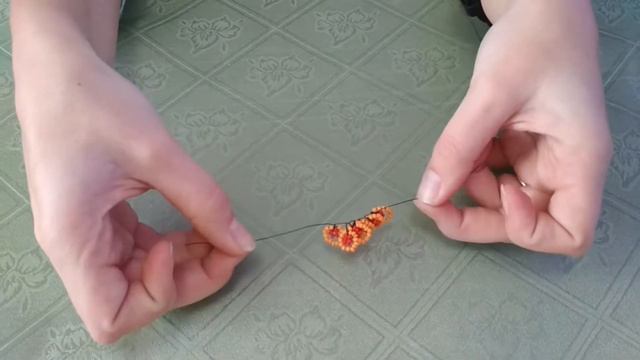 Майстер клас Чорнобривці з бісеру. автор Вечірко Вікторія смотреть онлайн