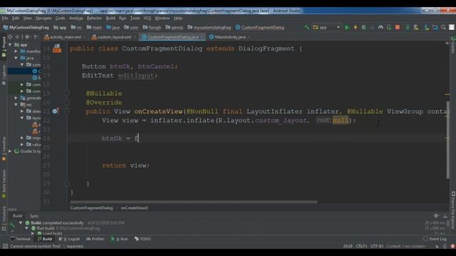 Android Studio | Fragment Dialog Sending Data To Activity смотреть онлайн