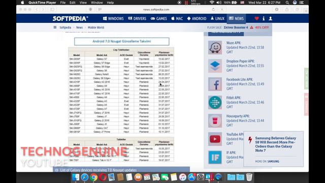 List of Samsung Galaxy to Get Android 7.0 Nougat Update - Official Date смотреть онлайн