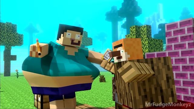 Alex and Steve LOVE STORY!? - Minecraft Animation Life of Alex & Steve смотреть онлайн