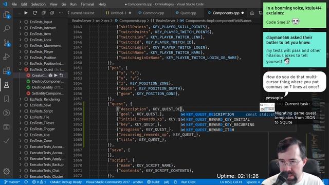 0381 [ MMO/MUD ] -- Migrating JSON to SQLite смотреть онлайн