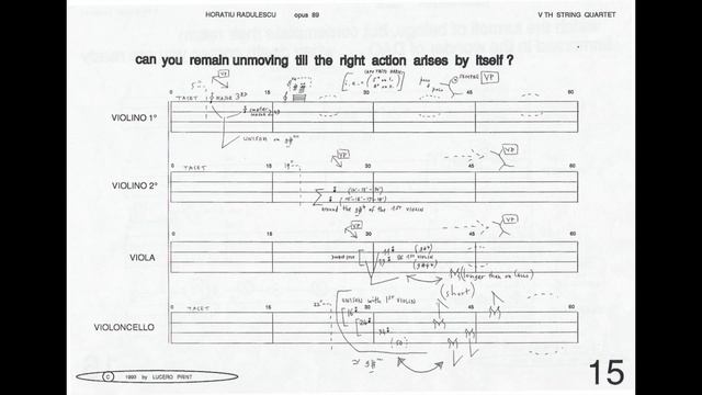 Horatiu Radulescu - Before The Universe Was Born (w/ score) (for string quartet) (1993) смотреть онлайн