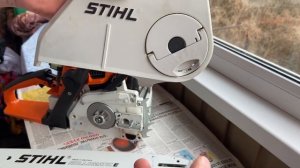 STIHL MS 250 CB-E. Обзор моей бензопилы.