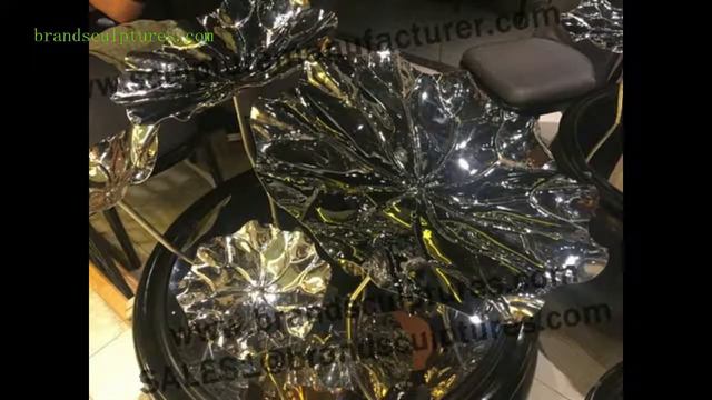 Stainless Steel Lotus Flower Sculpture Garden Statue from PIEDRA WORLD LIMITED смотреть онлайн